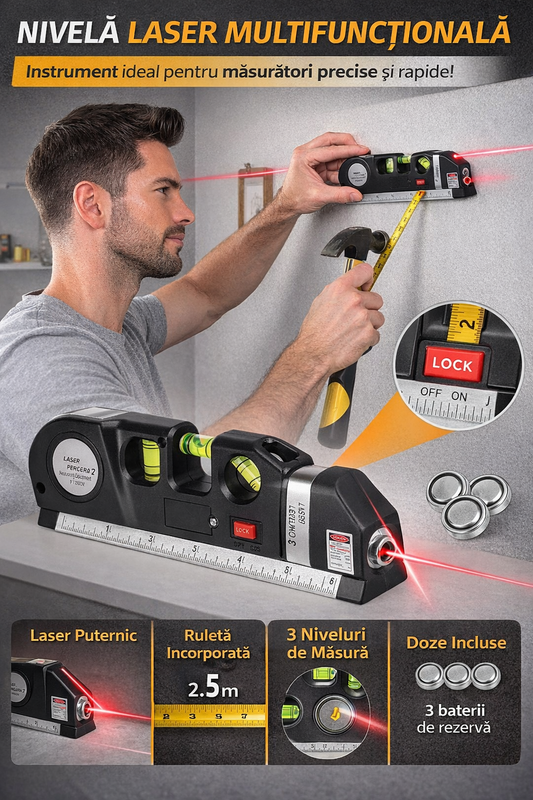 Boloboc Nivel Laser Profi Compact