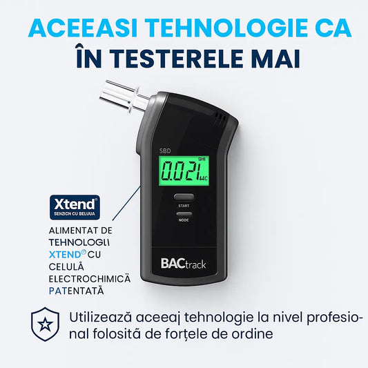 Alcool Tester Portabil DriveSafe© 🇪🇺 OMOLOGAT EU 🇪🇺 RelaxU.ro