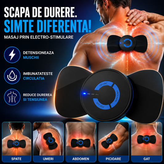 RelaxPro Masaj Mini Portabil pentru Dureri