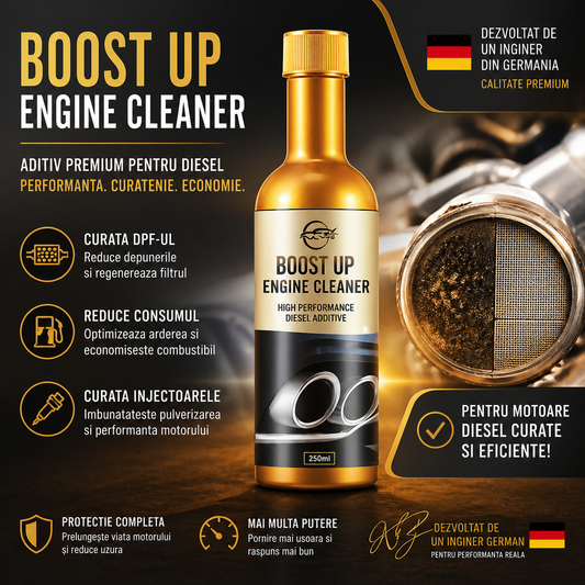 🔥 Tratament Diesel BOOST UP | Eficienta motorina, Formula premiata