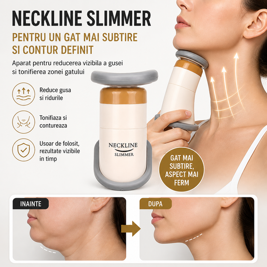 Contur Facial Slimmer pentru Gât – Tonifiere și Efect de Lifting Vizibil
