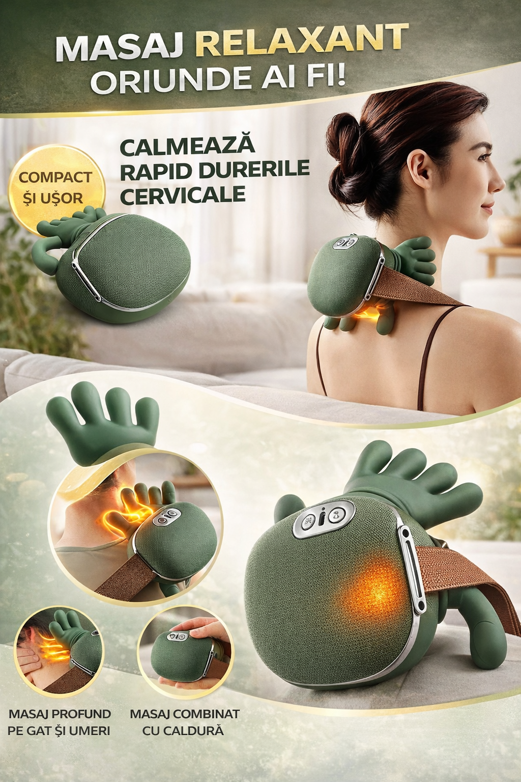 Aparat Masaj pentru spate RelaxPro