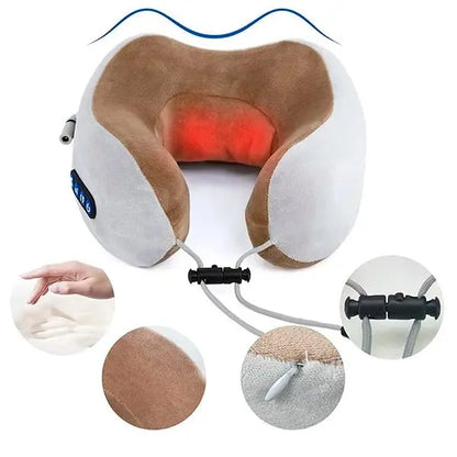 Perna electrica cu vibromasaj, cervicala, relaxare musculara, functie incalzire - RelaxU.ro