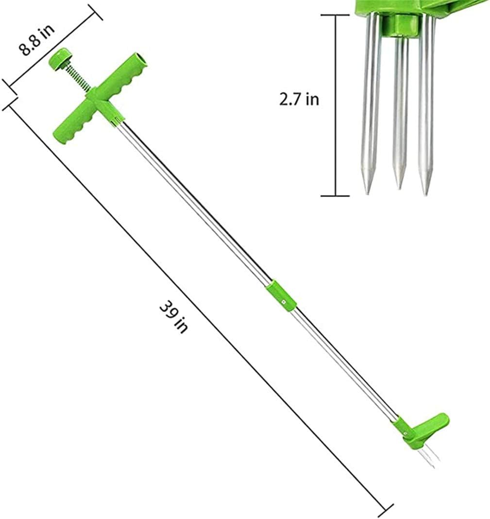 Extractor Profesional de Buruieni cu Pedală – Oțel Inoxidabil, Fără Aplecare | RelaxU