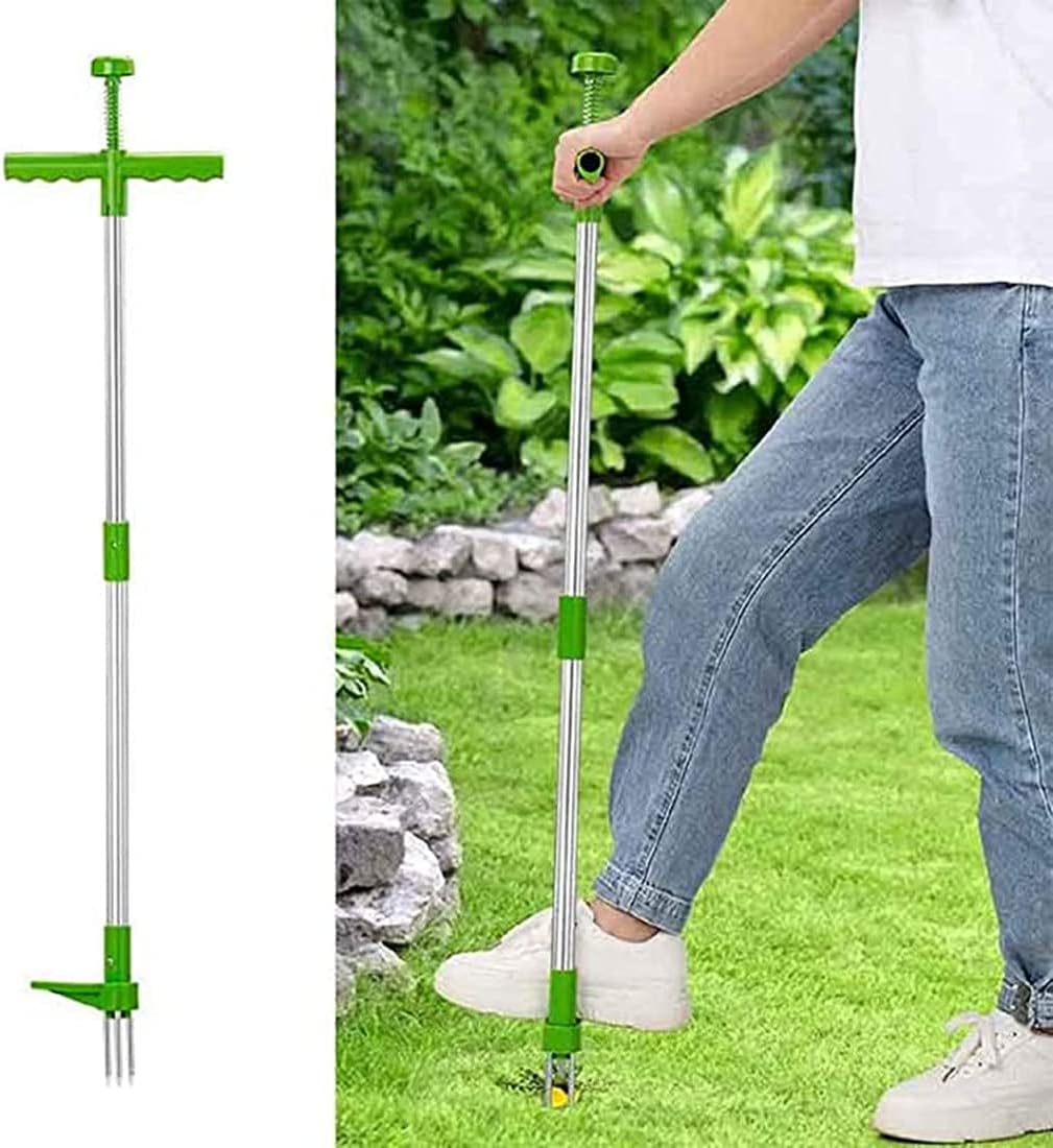 Extractor Profesional de Buruieni cu Pedală – Oțel Inoxidabil, Fără Aplecare | RelaxU