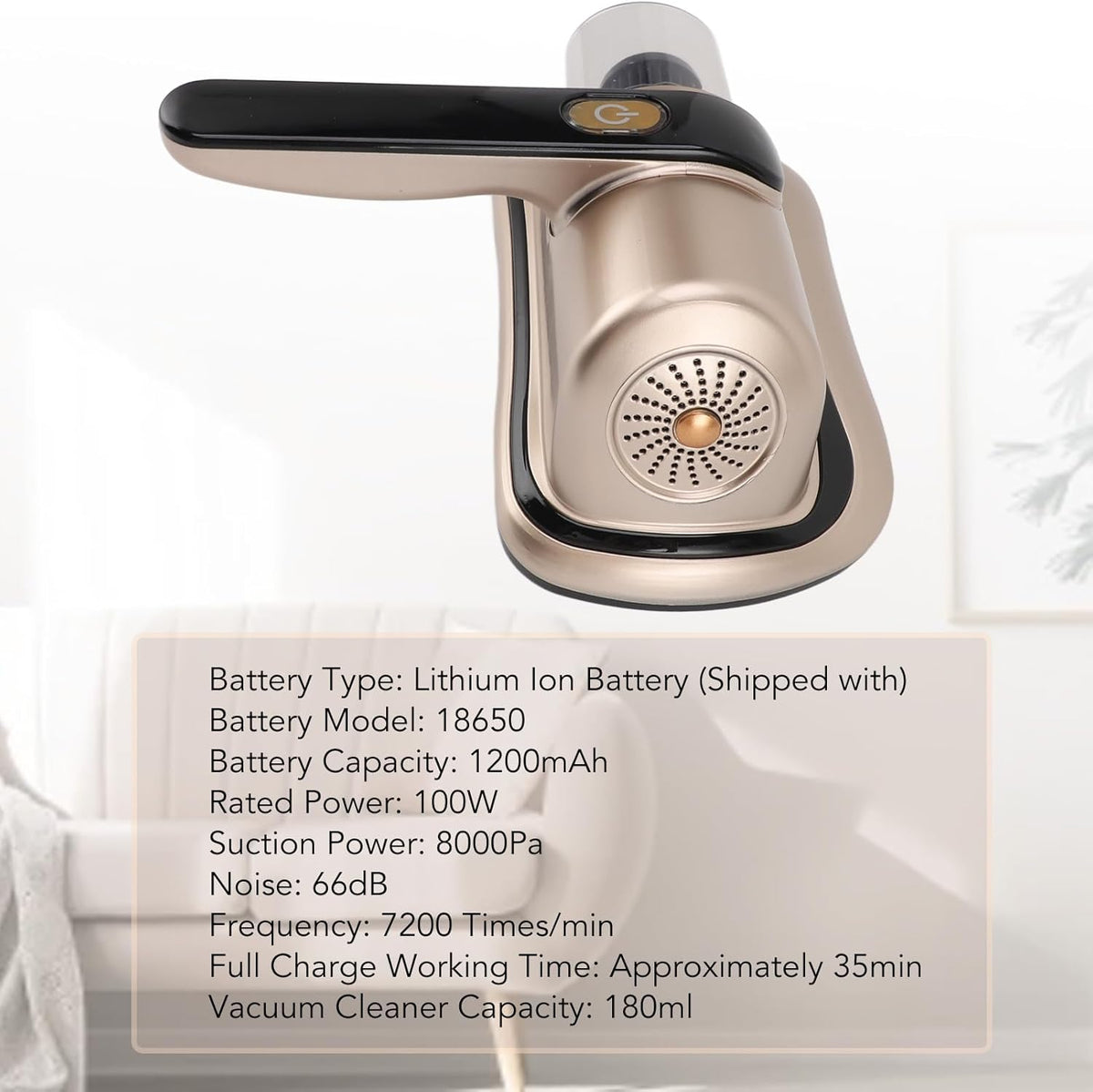Aspirator Portabil UV Curata Acarienii din Saltea