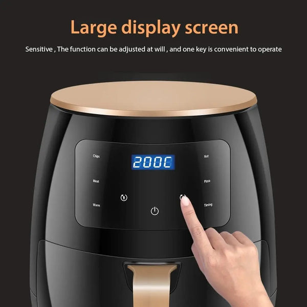 Friteuza Fara Ulei Air Fryer , Displat Digital, Functie de Coacere CookNow©
