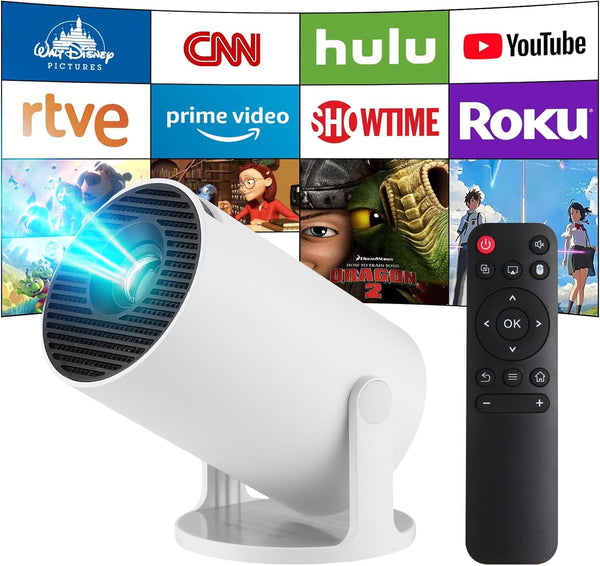 Proiector Portabil 4K, 2.69 LCD TFT, 1GB RAM, 8GB ROM, Android 11, CPU Quad-core AR