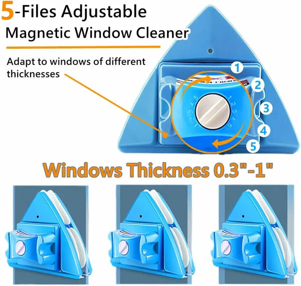 Curățător Magnetic pentru Geamuri WindowClean 2 © RelaxU.ro