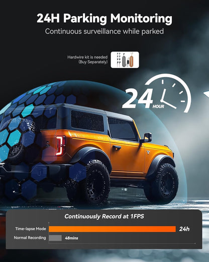 Oglinda DVR SmartViz – Camera Auto Fata + Spate pentru Parcare si Siguranta in Trafic