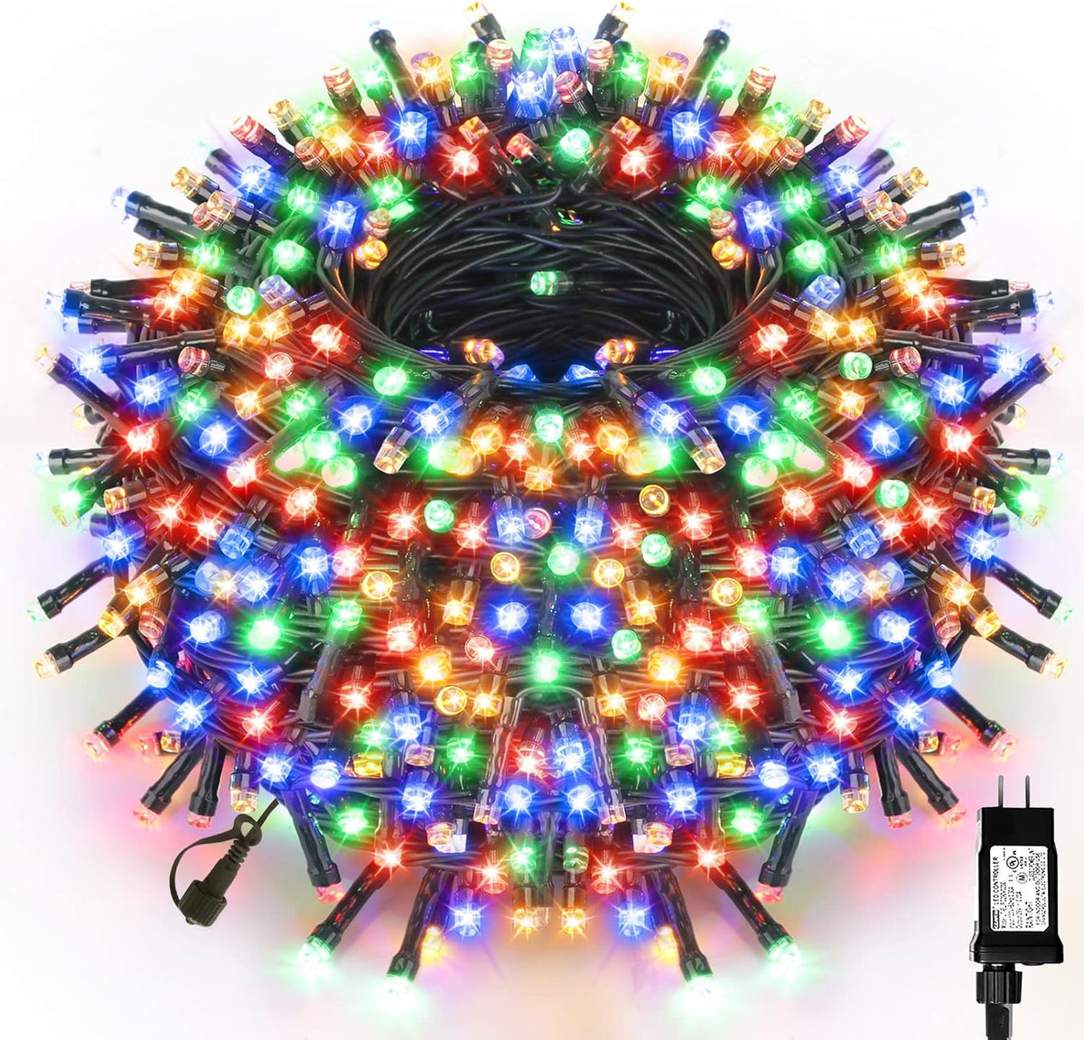 Instalatie LED 100 Metri Multicolor Conectabilă Sărbători
