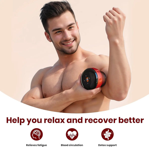 HeatEase® – Masaj Rapid Anti-Stres, Încălzire pentru Spate și Umeri