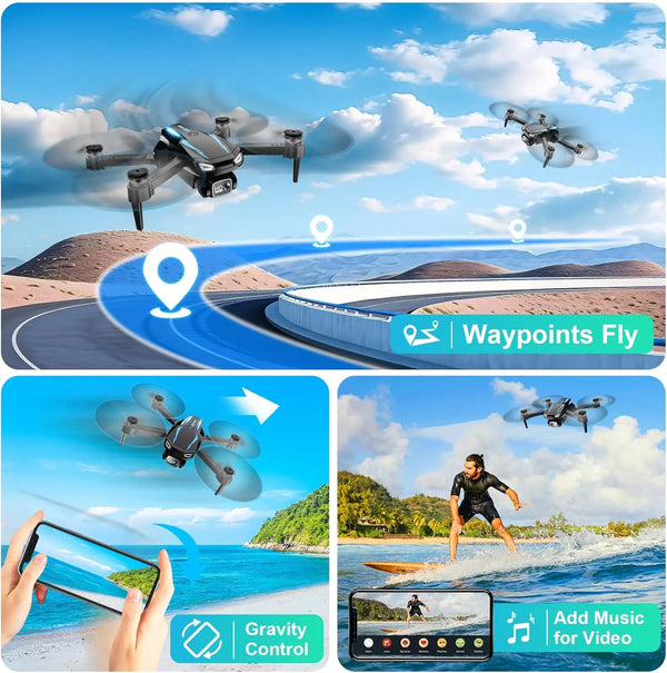 Dronă FlyMoment 2© Fantastică pentru Aventuri, Momente Speciale, Buna pentru incepatori