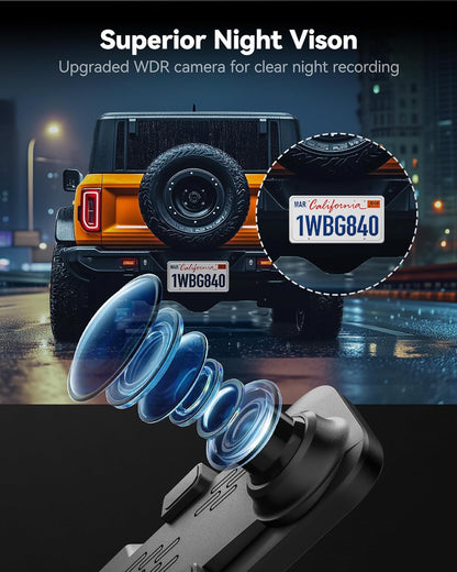 Oglinda DVR SmartViz – Camera Auto Fata + Spate pentru Parcare si Siguranta in Trafic