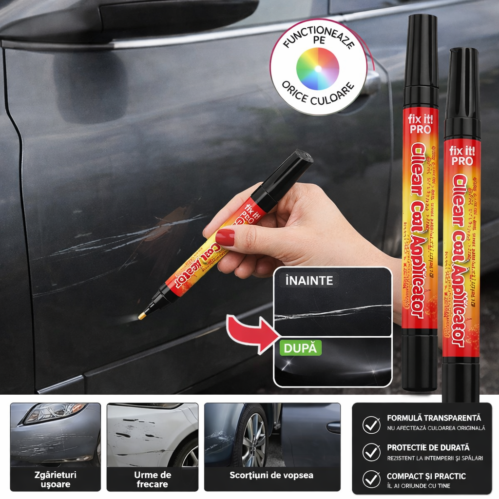 Pix Reparare Zgârieturi Auto Corecție Rapidă & Finish Invizibil