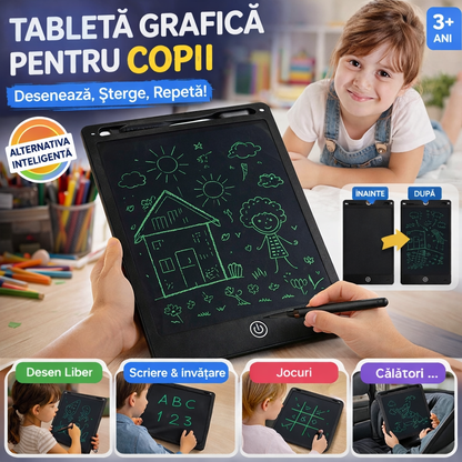 Tabletă LED Scris & Desen – Alternativă Inteligentă pentru Copii